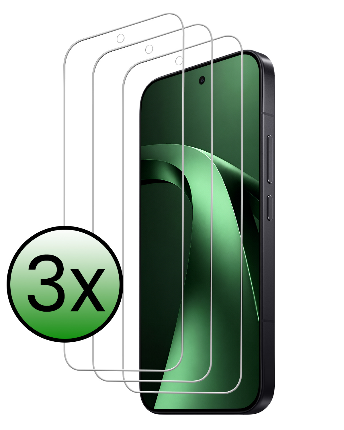 BASEY. BASEY. Xiaomi 17T Pro Screenprotector - 3 PACK