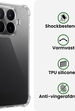 BASEY. BASEY. Xiaomi 17T Pro Hoesje Shockproof - Transparant - 2 PACK