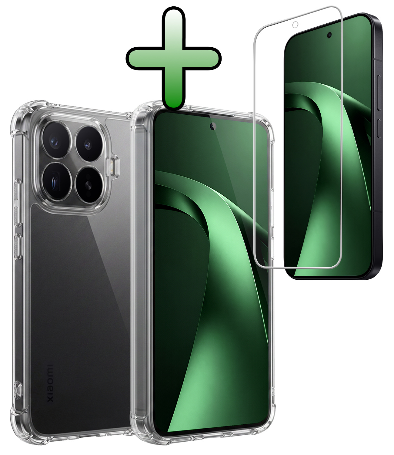 BASEY. BASEY. Xiaomi 17T Pro Hoesje Shockproof Met Screenprotector