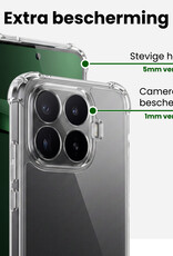 BASEY. BASEY. Xiaomi 17T Pro Hoesje Shockproof Met 2x Screenprotector