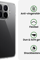 BASEY. BASEY. Xiaomi 17T Pro Hoesje Siliconen Met Screenprotector - Transparant