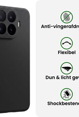 BASEY. BASEY. Xiaomi 17T Pro Hoesje Siliconen - Zwart