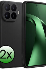 BASEY. BASEY. Xiaomi 17T Pro Hoesje Siliconen - Zwart - 2 PACK