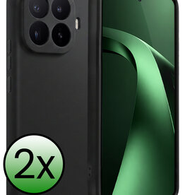 BASEY. BASEY. Xiaomi 17T Pro Hoesje Siliconen - Zwart - 2 PACK