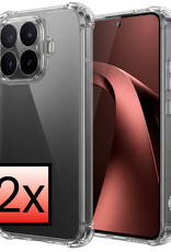 NoXx NoXx Xiaomi 17T Hoesje Shockproof - Transparant - 2 PACK