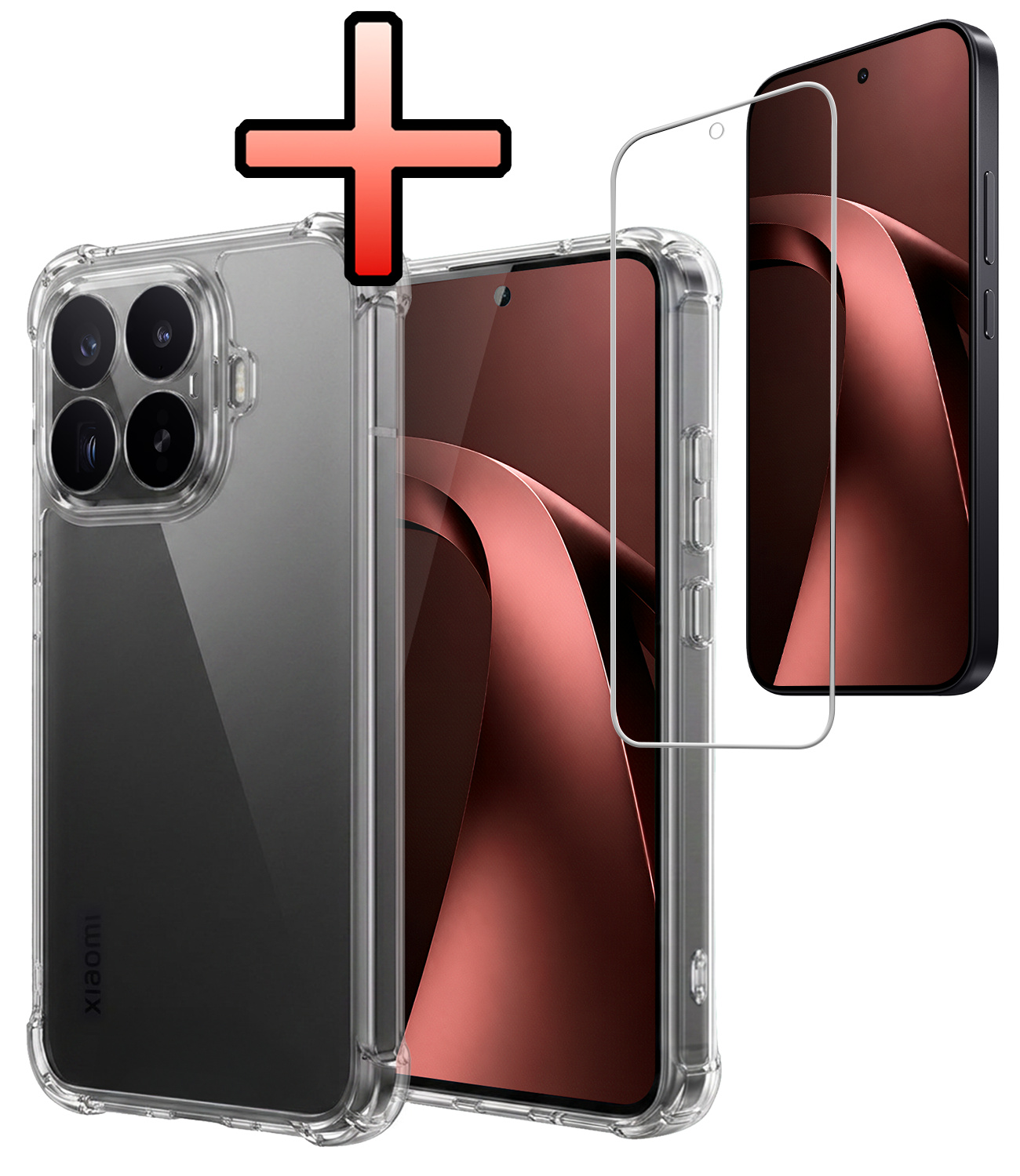 NoXx NoXx Xiaomi 17T Hoesje Shockproof Met Screenprotector