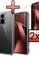 NoXx NoXx Xiaomi 17T Hoesje Shockproof Met 2x Screenprotector
