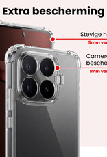 NoXx NoXx Xiaomi 17T Hoesje Shockproof Met 2x Screenprotector