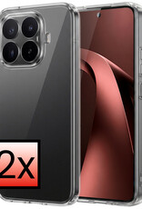 NoXx NoXx Xiaomi 17T Hoesje Siliconen - Transparant - 2 PACK
