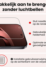 NoXx NoXx Xiaomi 17T Hoesje Siliconen Met Screenprotector - Zwart