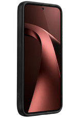 NoXx NoXx Xiaomi 17T Hoesje Siliconen Met Screenprotector - Zwart