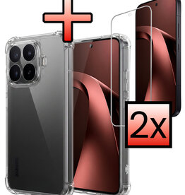 NoXx NoXx Xiaomi 17T Pro Hoesje Shockproof Met 2x Screenprotector