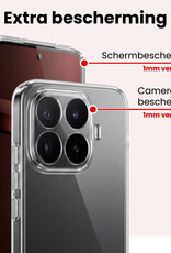 NoXx NoXx Xiaomi 17T Pro Hoesje Siliconen - Transparant