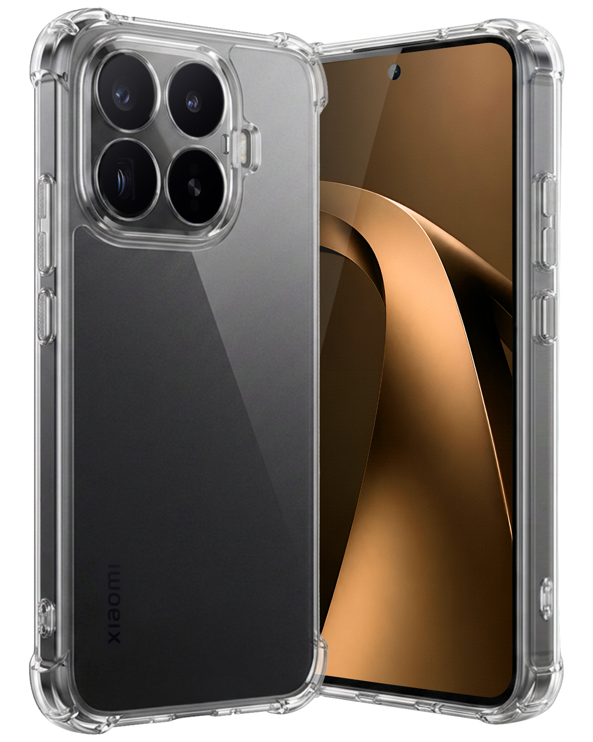Nomfy Nomfy Xiaomi 17T Hoesje Shockproof - Transparant