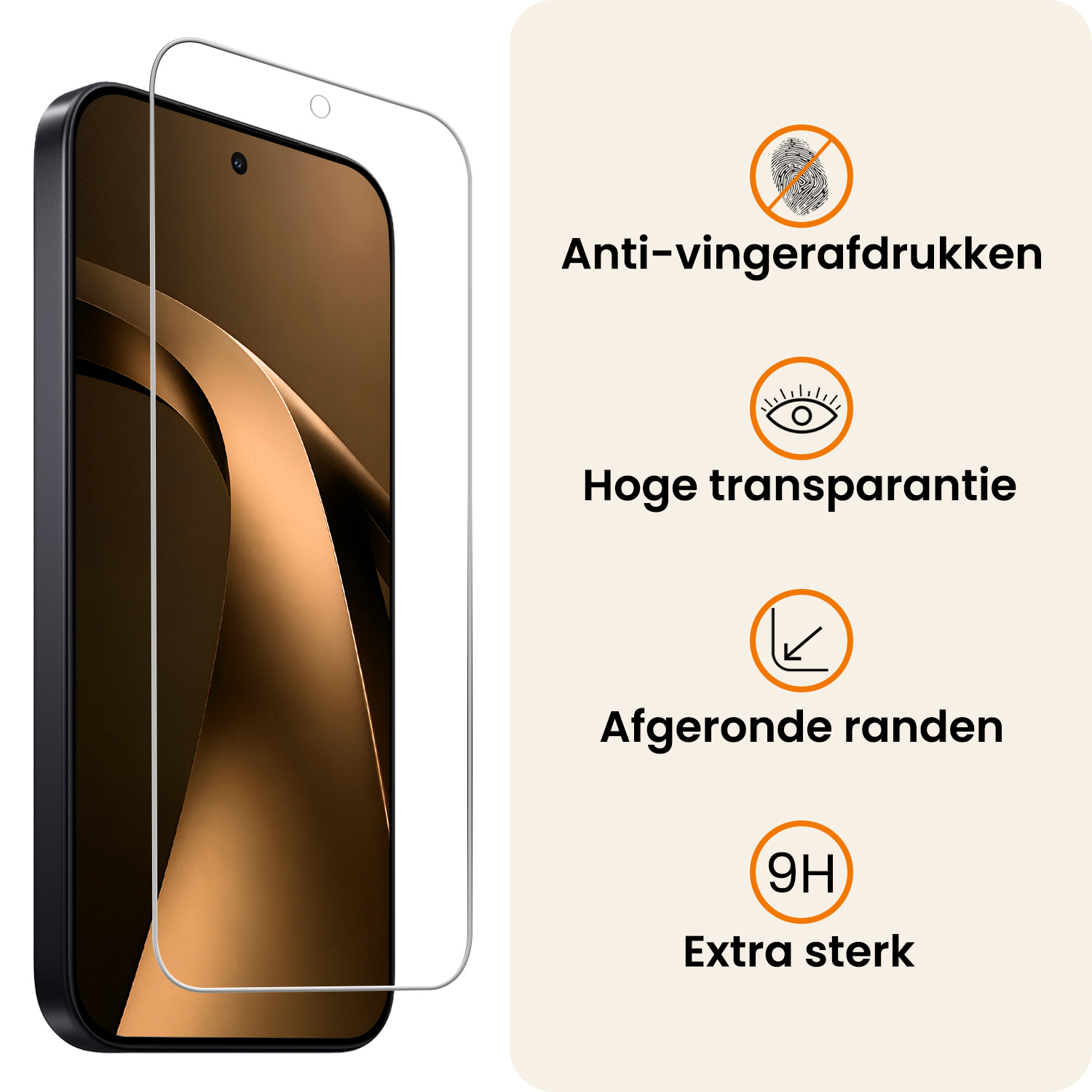 Nomfy Nomfy Xiaomi 17T Hoesje Siliconen Met Screenprotector - Zwart
