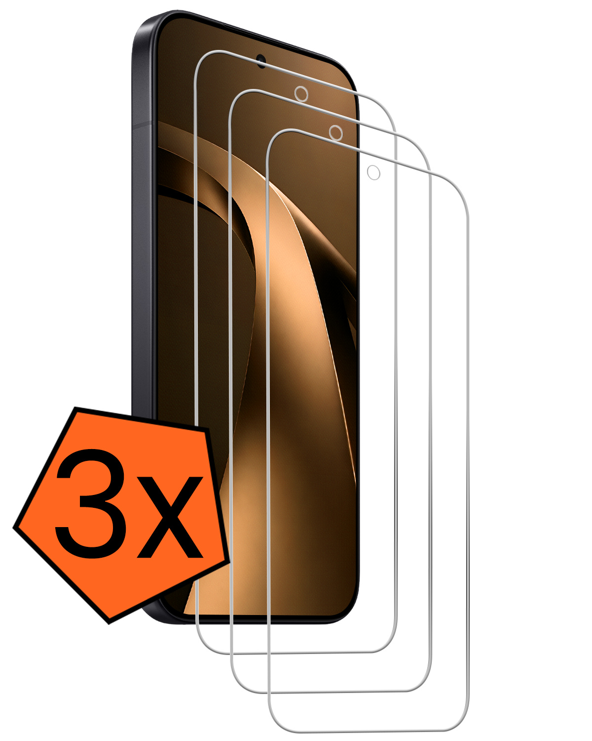 Nomfy Nomfy Xiaomi 17T Pro Screenprotector - 3 PACK