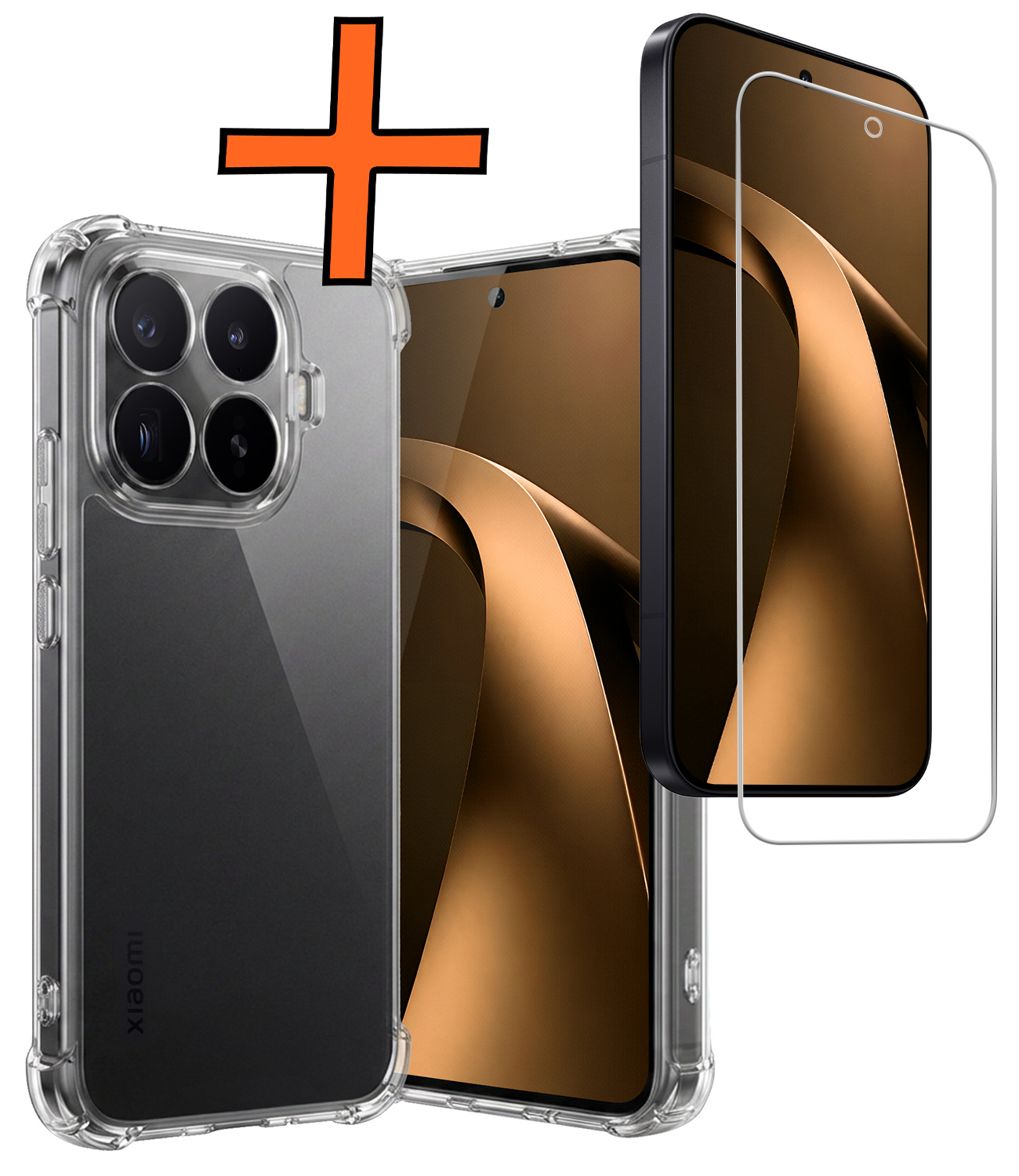 Nomfy Nomfy Xiaomi 17T Pro Hoesje Shockproof Met Screenprotector