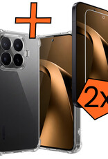 Nomfy Nomfy Xiaomi 17T Pro Hoesje Shockproof Met 2x Screenprotector