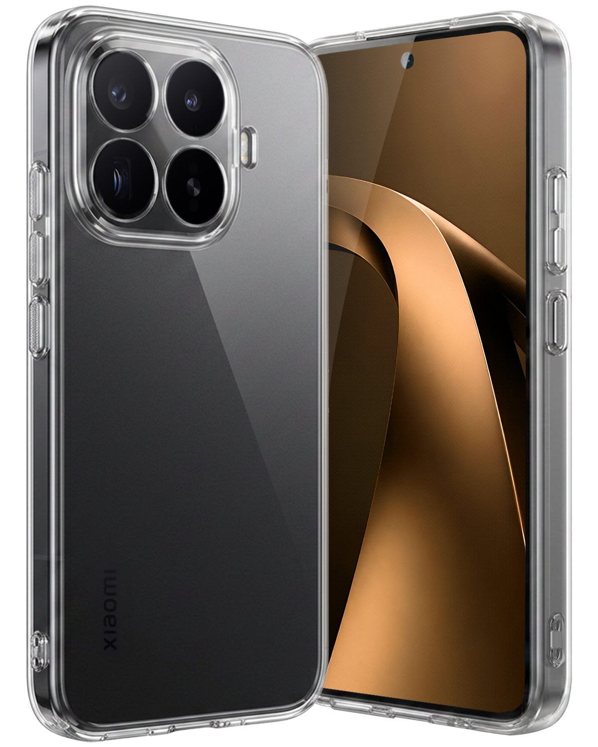 Nomfy Nomfy Xiaomi 17T Pro Hoesje Siliconen - Transparant