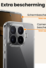 Nomfy Nomfy Xiaomi 17T Pro Hoesje Siliconen - Transparant