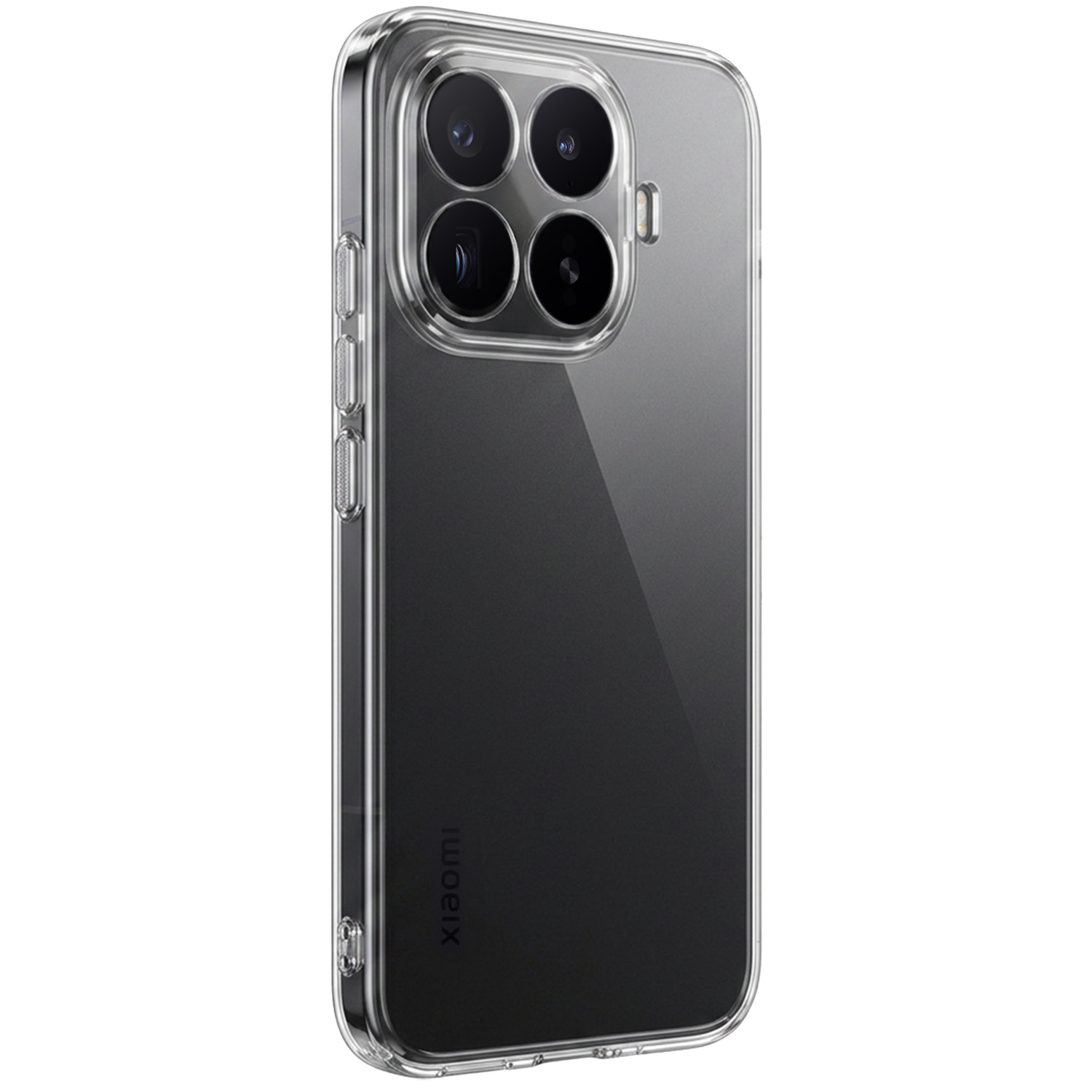 Nomfy Nomfy Xiaomi 17T Pro Hoesje Siliconen Met Screenprotector - Transparant
