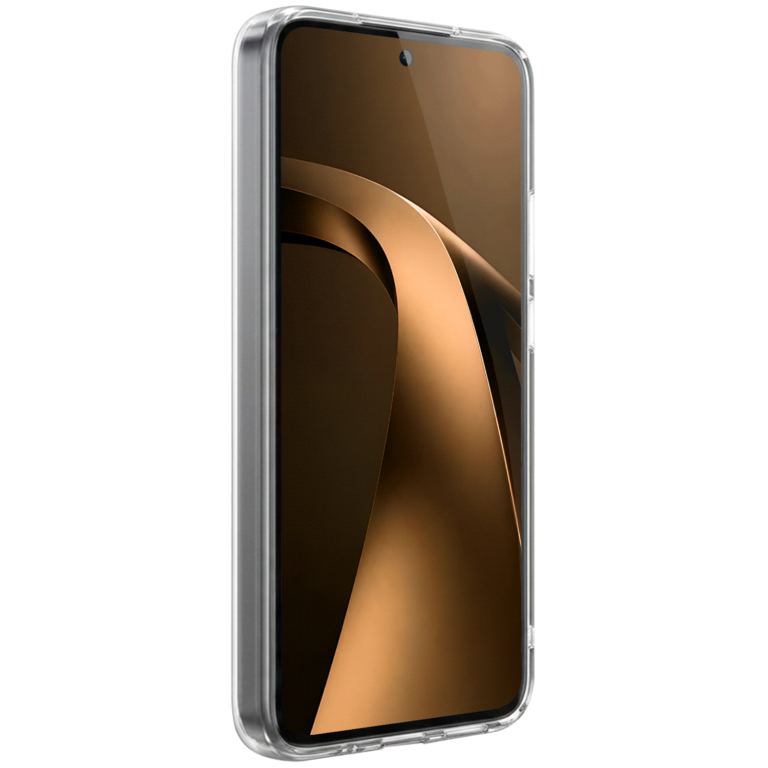 Nomfy Nomfy Xiaomi 17T Pro Hoesje Siliconen Met 2x Screenprotector - Transparant
