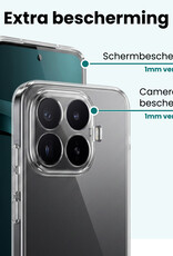 Forterra Forterra Xiaomi 17T Hoesje Siliconen - Transparant