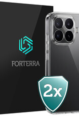Forterra Forterra Xiaomi 17T Hoesje Siliconen - Transparant - 2 PACK
