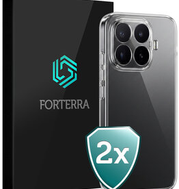 Forterra Forterra Xiaomi 17T Hoesje Siliconen - Transparant - 2 PACK
