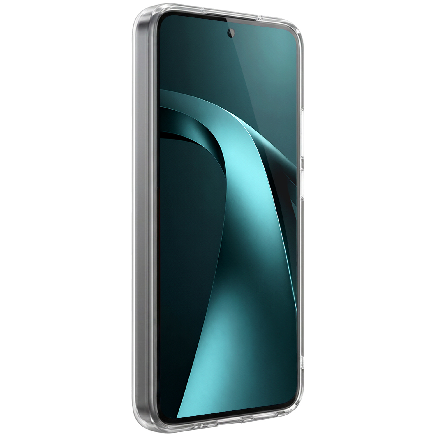 Forterra Forterra Xiaomi 17T Hoesje Siliconen Met Screenprotector - Transparant