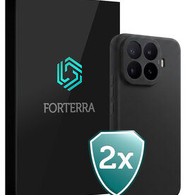 Forterra Forterra Xiaomi 17T Hoesje Siliconen - Zwart - 2 PACK