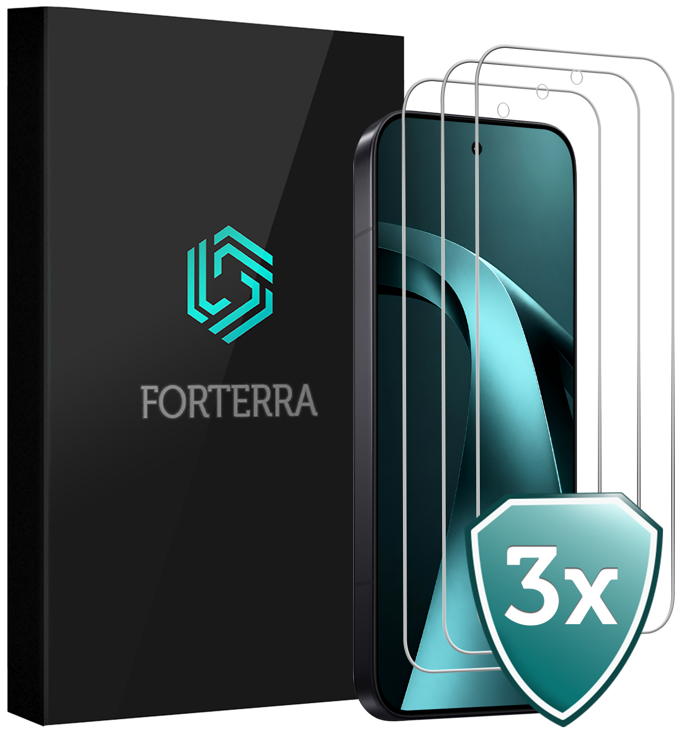 Forterra Forterra Xiaomi 17T Pro Screenprotector - 3 PACK