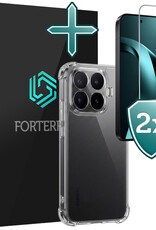 Forterra Forterra Xiaomi 17T Pro Hoesje Shockproof Met 2x Screenprotector