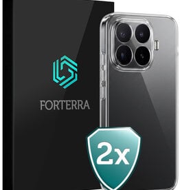 Forterra Forterra Xiaomi 17T Pro Hoesje Siliconen - Transparant - 2 PACK