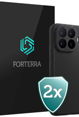 Forterra Forterra Xiaomi 17T Pro Hoesje Siliconen - Zwart - 2 PACK