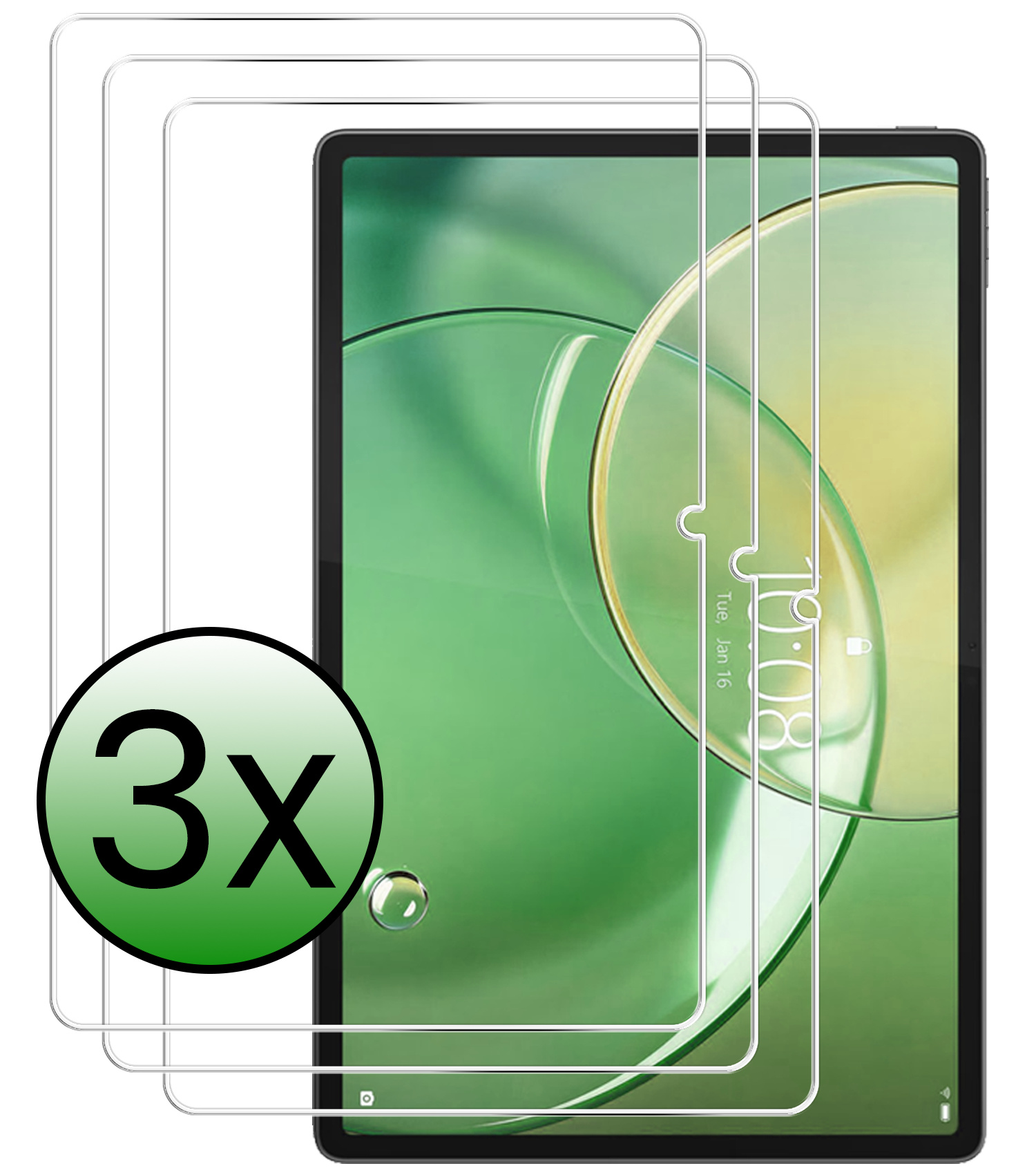 BASEY. BASEY. Lenovo Idea Tab Pro Gen 2 Screenprotector - 3 PACK