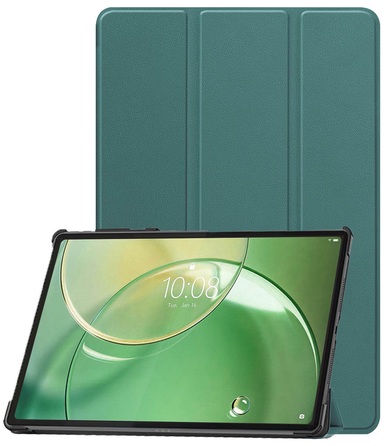 BASEY. BASEY. Lenovo Idea Tab Pro Gen 2 Hoesje - Donkergroen