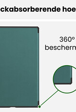 BASEY. BASEY. Lenovo Idea Tab Pro Gen 2 Hoesje - Donkergroen
