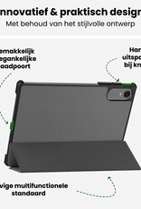 BASEY. BASEY. Lenovo Idea Tab Pro Gen 2 Hoesje - Grijs
