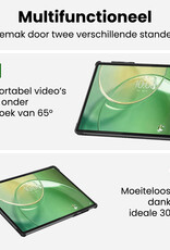 BASEY. BASEY. Lenovo Idea Tab Pro Gen 2 Hoesje Met Screenprotector - Zwart