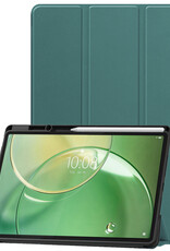 BASEY. BASEY. Lenovo Idea Tab Pro Gen 2 Hoesje Met Uitsparing Lenovo Pen - Donkergroen