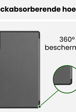 BASEY. BASEY. Lenovo Idea Tab Pro Gen 2 Hoesje Met Uitsparing Lenovo Pen - Grijs
