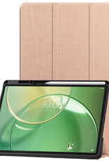 BASEY. BASEY. Lenovo Idea Tab Pro Gen 2 Hoesje Met Uitsparing Lenovo Pen - Rose Goud