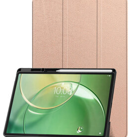 BASEY. BASEY. Lenovo Idea Tab Pro Gen 2 Hoesje Met Uitsparing Lenovo Pen - Rose Goud