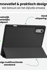 BASEY. BASEY. Lenovo Idea Tab Pro Gen 2 Hoesje Met Uitsparing Lenovo Pen - Zwart