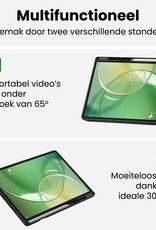 BASEY. BASEY. Lenovo Idea Tab Pro Gen 2 Hoesje Met Uitsparing Lenovo Pen Met Screenprotector - Rose Goud