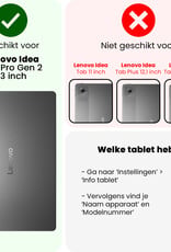 NoXx NoXx Lenovo Idea Tab Pro Gen 2 Screenprotector - 2 PACK