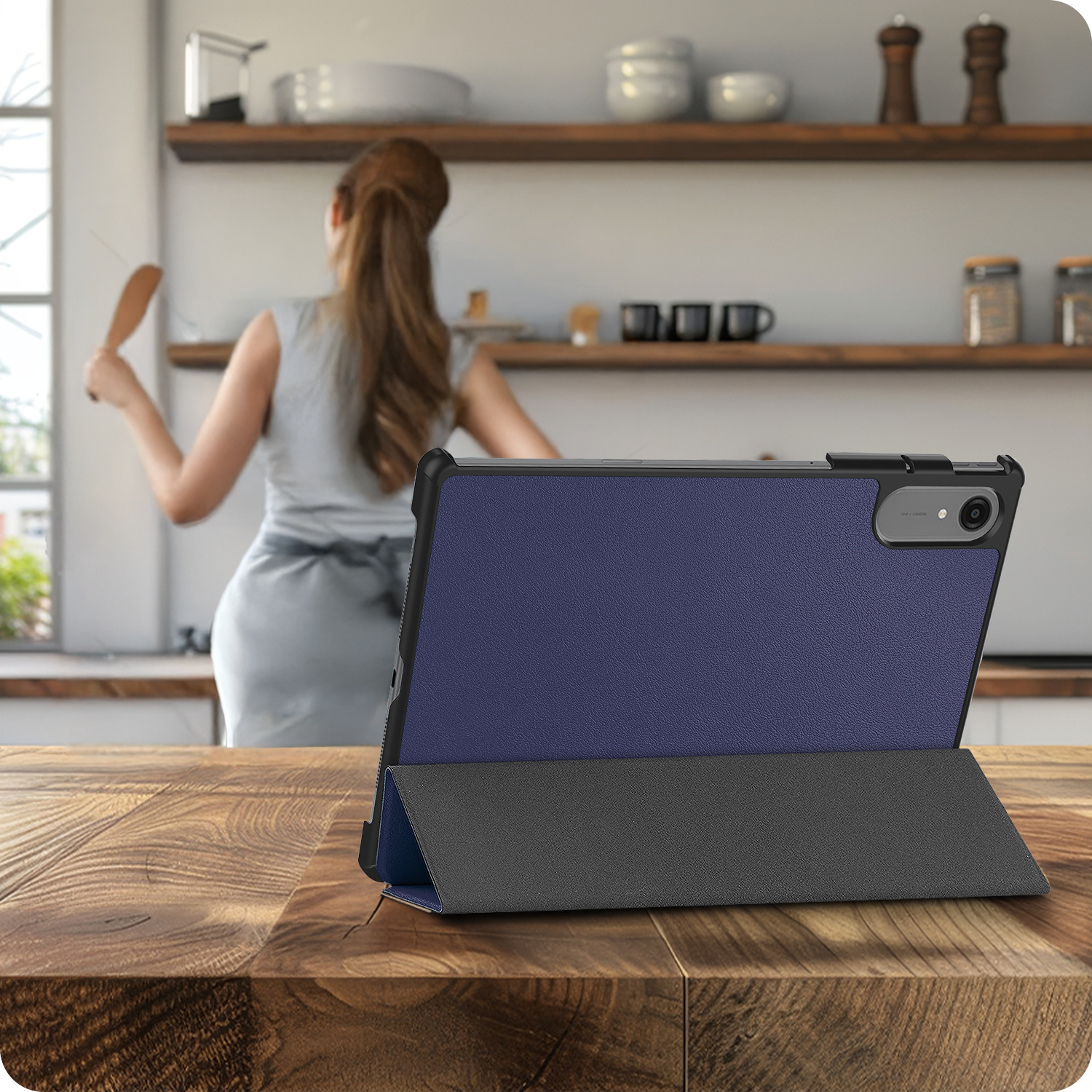 NoXx NoXx Lenovo Idea Tab Pro Gen 2 Hoesje - Donkerblauw