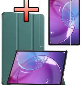 NoXx NoXx Lenovo Idea Tab Pro Gen 2 Hoesje Met Screenprotector - Donkergroen