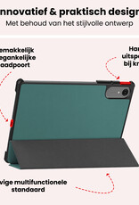 NoXx NoXx Lenovo Idea Tab Pro Gen 2 Hoesje Met Screenprotector - Donkergroen